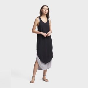 Double-Layer Tank Midi Dress